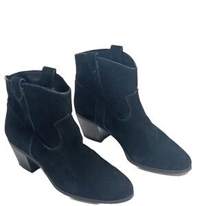 Vince Camuto Suede Black Booties